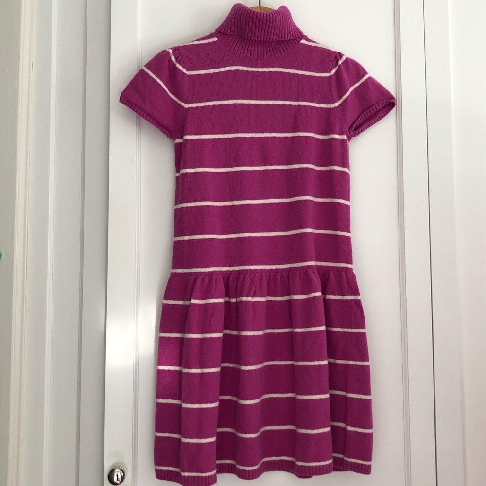 Land’s End striped turtleneck dress